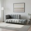 Lounge velvet Orange sofa